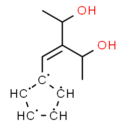 ChemSpider 2D Image | 1-[3-Hydroxy-2-(1-hydroxyethyl)-1-buten-1-yl]-1,2,3,4,5-cyclopentanepentayl | C11H15O2