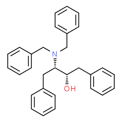 ChemSpider 2D Image | (2S,3S)-3-(Dibenzylamino)-1,4-diphenyl-2-butanol | C30H31NO