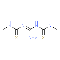 ChemSpider 2D Image | 1,1'-[(E)-Aminomethylylidene]bis[3-methyl(thiourea)] | C5H11N5S2