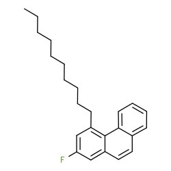 ChemSpider 2D Image | 4-Decyl-2-fluorophenanthrene | C24H29F