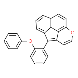 ChemSpider 2D Image | 4-(2-Phenoxyphenyl)indeno[2,1,7-def]chromene | C26H16O2
