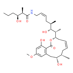 ChemSpider 2D Image | Cruentaren A | C33H51NO8