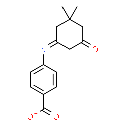 ChemSpider 2D Image | 4-[(Z)-(3,3-Dimethyl-5-oxocyclohexylidene)amino]benzoate | C15H16NO3