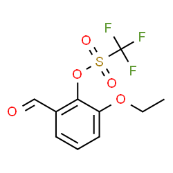 ChemSpider 2D Image | 2-Ethoxy-6-formylphenyl trifluoromethanesulfonate | C10H9F3O5S