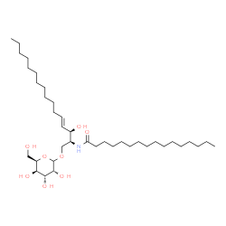 ChemSpider 2D Image | N-[(2S,3R,4E)-1-(D-Gulopyranosyloxy)-3-hydroxy-4-hexadecen-2-yl]hexadecanamide | C38H73NO8