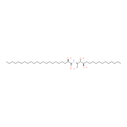 ChemSpider 2D Image | (2R)-2-Hydroxy-N-[(2S,3S,4R)-1,3,4-trihydroxy-2-hexadecanyl]docosanamide | C38H77NO5