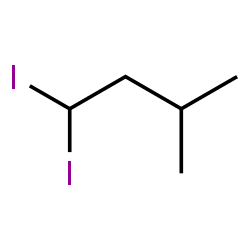 ChemSpider 2D Image | 1,1-Diiodo-3-methylbutane | C5H10I2