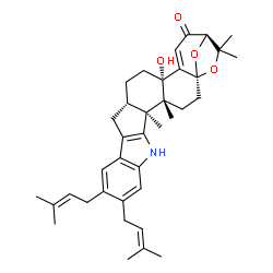 ChemSpider 2D Image | shearinine K | C37H47NO4