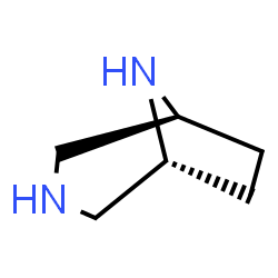 ChemSpider 2D Image | (1R,5S)-3,8-Diazabicyclo[3.2.1]octane | C6H12N2