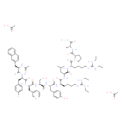 ChemSpider 2D Image | Ganirelix acetate | C84H121ClN18O17