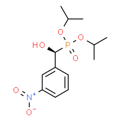 ChemSpider 2D Image | Diisopropyl [(S)-hydroxy(3-nitrophenyl)methyl]phosphonate | C13H20NO6P