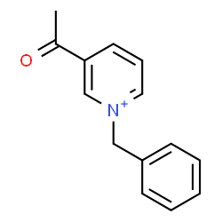 ChemSpider 2D Image | 3-Acetyl-1-benzylpyridinium | C14H14NO