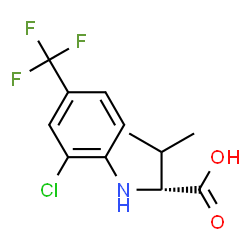 ChemSpider 2D Image | N-[2-Chloro-4-(trifluoromethyl)phenyl]valine | C12H13ClF3NO2
