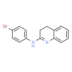 ChemSpider 2D Image | N-(4-Bromophenyl)-3,4-dihydro-2-quinolinamine | C15H13BrN2