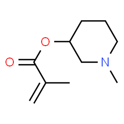 ChemSpider 2D Image | 1-Methyl-3-piperidinyl methacrylate | C10H17NO2