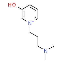 ChemSpider 2D Image | 1-[3-(Dimethylamino)propyl]-3-hydroxypyridinium | C10H17N2O