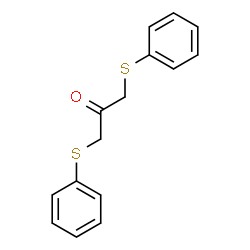ChemSpider 2D Image | 1,3-Bis(phenylsulfanyl)acetone | C15H14OS2
