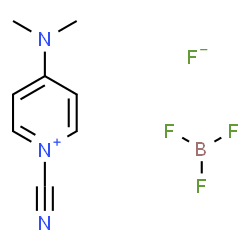 ChemSpider 2D Image | 1-Cyano-4-(dimethylamino)pyridinium fluoride - trifluoroborane (1:1:1) | C8H10BF4N3