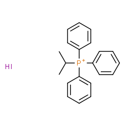 ChemSpider 2D Image | Phosphonium, (1-methylethyl)triphenyl-, hydroiodide (1:1) | C21H23IP