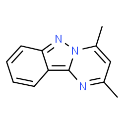ChemSpider 2D Image | 2,4-Dimethylpyrimido[1,2-b]indazole | C12H11N3
