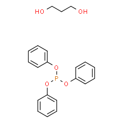 ChemSpider 2D Image | Triphenyl phosphite - 1,3-propanediol (1:1) | C21H23O5P