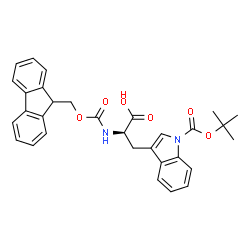 ChemSpider 2D Image | Fmoc-D-Trp(Boc) | C31H30N2O6