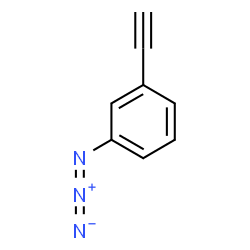 ChemSpider 2D Image | 1-Azido-3-ethynylbenzene | C8H5N3