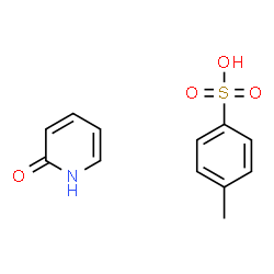 ChemSpider 2D Image | 2(1H)-Pyridinone 4-methylbenzenesulfonate (1:1) | C12H13NO4S