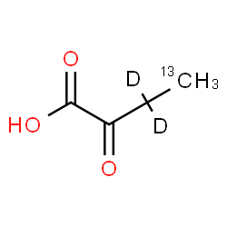 ChemSpider 2D Image | 2-Oxo(4-~13~C,3,3-~2~H_2_)butanoic acid | C313CH4D2O3