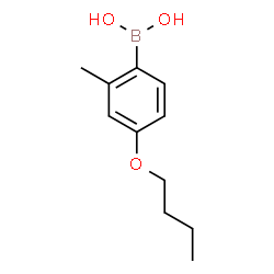 ChemSpider 2D Image | 4-Butoxy-2-methylphenylboronic acid | C11H17BO3