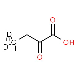 ChemSpider 2D Image | 2-Oxo(4-~13~C,4,4-~2~H_2_)butanoic acid | C313CH4D2O3
