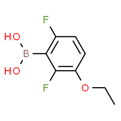 ChemSpider 2D Image | 2,6-Difluoro-3-ethoxyphenylboronic acid | C8H9BF2O3