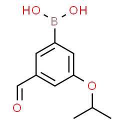 ChemSpider 2D Image | 3-Formyl-5-isopropoxyphenylboronic acid | C10H13BO4