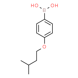 ChemSpider 2D Image | (4-(Isopentyloxy)phenyl)boronic acid | C11H17BO3