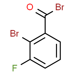 ChemSpider 2D Image | 2-Bromo-3-fluorobenzoyl bromide | C7H3Br2FO
