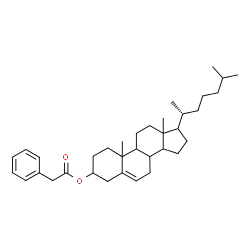 ChemSpider 2D Image | (8xi,9xi,10xi,13xi,14xi,17xi)-Cholest-5-en-3-yl phenylacetate | C35H52O2
