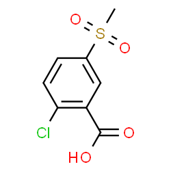 ChemSpider 2D Image | 2-Chloro-5-(methylsulfonyl)benzoic acid | C8H7ClO4S