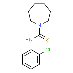 ChemSpider 2D Image | N-(2-Chlorophenyl)-1-azepanecarbothioamide | C13H17ClN2S