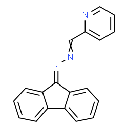 ChemSpider 2D Image | 2-[(9H-Fluoren-9-ylidenehydrazono)methyl]pyridine | C19H13N3