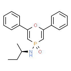 ChemSpider 2D Image | N-[(2R)-2-Butanyl]-2,6-diphenyl-4H-1,4-oxaphosphinin-4-amine 4-oxide | C20H22NO2P