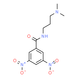 ChemSpider 2D Image | N-[3-(Dimethylamino)propyl]-3,5-dinitrobenzamide | C12H16N4O5
