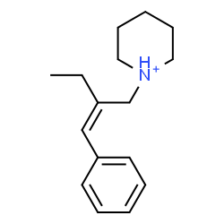 ChemSpider 2D Image | 1-[(2Z)-2-Benzylidenebutyl]piperidinium | C16H24N