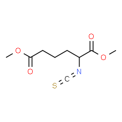 ChemSpider 2D Image | Dimethyl 2-isothiocyanatohexanedioate | C9H13NO4S