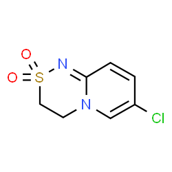 ChemSpider 2D Image | 7-Chloro-3,4-dihydropyrido[2,1-c][1,2,4]thiadiazine 2,2-dioxide | C7H7ClN2O2S