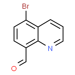 ChemSpider 2D Image | 5-Bromo-8-quinolinecarbaldehyde | C10H6BrNO