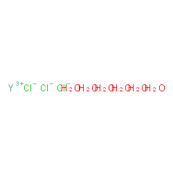 ChemSpider 2D Image | Yttrium chloride hydrate (1:3:6) | H12Cl3O6Y