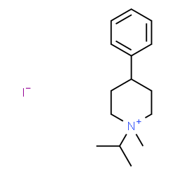ChemSpider 2D Image | 1-Isopropyl-1-methyl-4-phenylpiperidinium iodide | C15H24IN