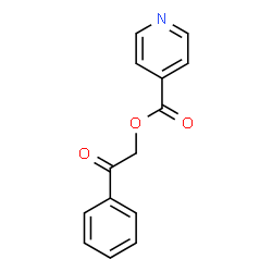 ChemSpider 2D Image | 2-Oxo-2-phenylethyl isonicotinate | C14H11NO3