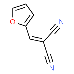 ChemSpider 2D Image | Furfurylidenemalononitrile | C8H4N2O