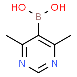 ChemSpider 2D Image | (4,6-Dimethyl-5-pyrimidinyl)boronic acid | C6H9BN2O2